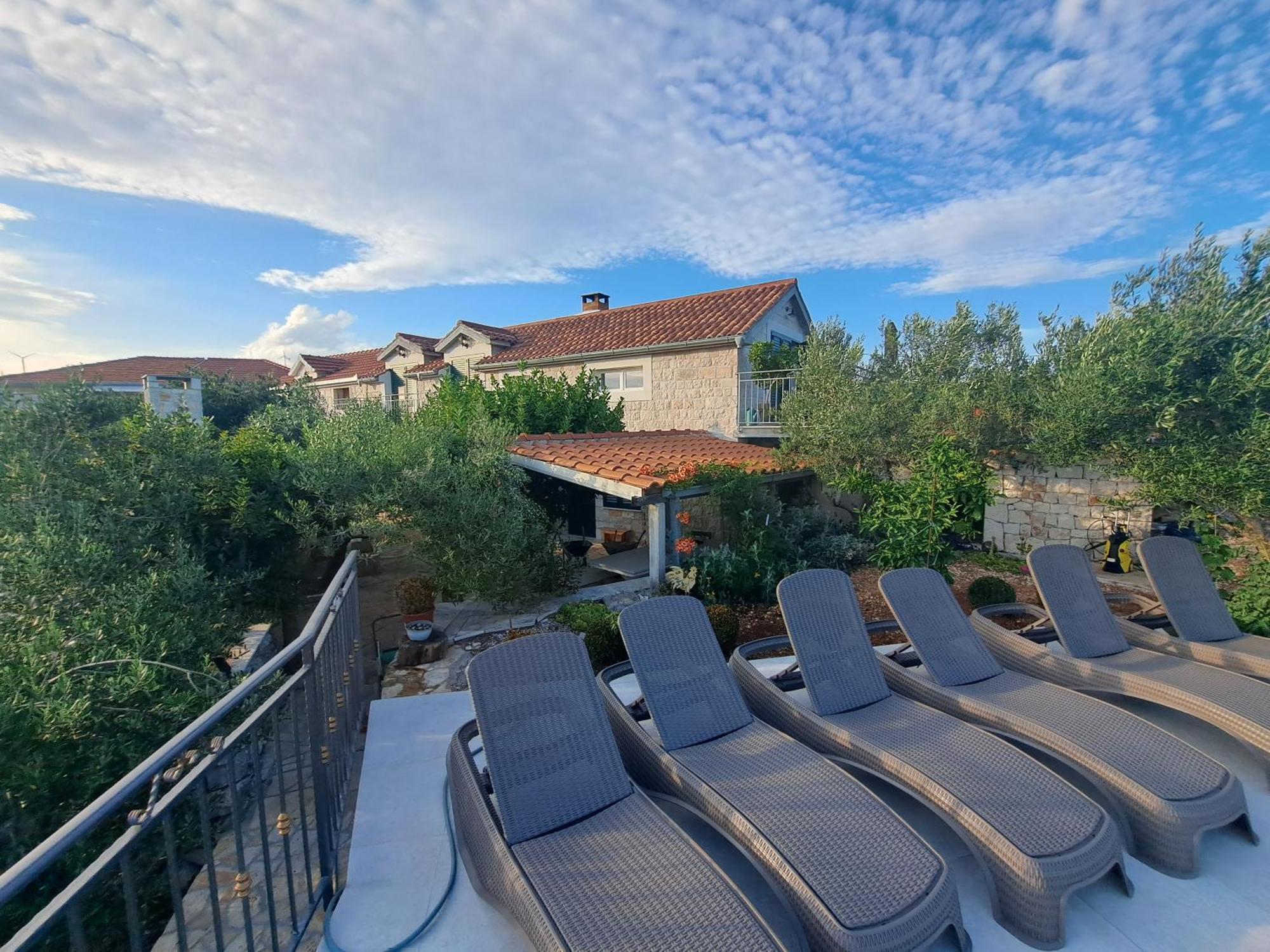 Villa Casa Mia Gornji Seget Exteriér fotografie